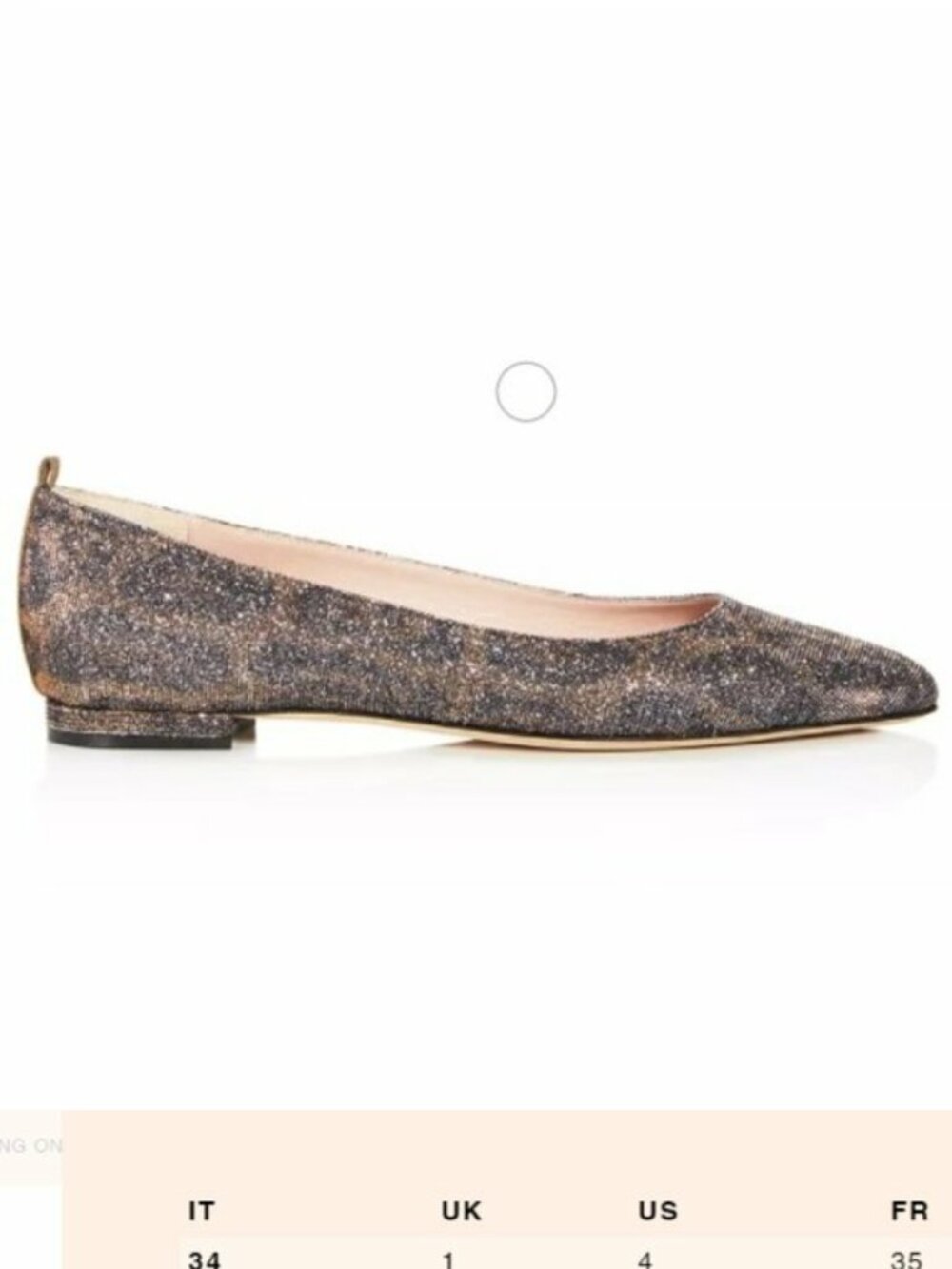 SJP Sarah Jessica Parker Women Story Leopard Print Shimmer Ballet Flats